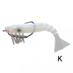TAKEDO LIVE SHRIMP LV01A 90MM 8G 120MM 17G Prawn Lure TPR Artificial Bait Soft Lure Fishing Shrimp Lure Sea Bass Lure