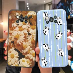 Case For Poco X3 Pro Pocox3 X 3 NFC Cute Heart Flower Back Cover Soft Silicone Matte Protective Funda For Xiaomi Poco X3 Pro Bag