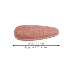 2pc/lot Fabric BB Barrettes Solid Drop Snap Hair Clip for Baby Girl Infant Lace Embroidery Hairpin Handmade Hairbow Kid Headwear