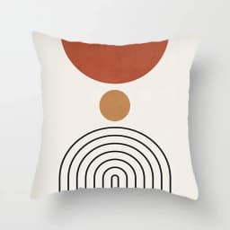 Abstract Geometric Decorative Pillowcase Sofa Cushion Cover Soft Throw   Home Office Bedroom