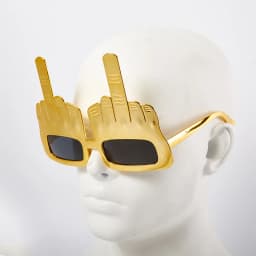 Vertical Middle Finger Party Mask Funny Sunglasses Children's Birthday Party Photo Prop Novelty Costume Carnival Event Decor