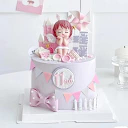 Mini Happy Birthday Banner Cake Topper Party Cake Decoration Supplies Handmade Bunting Garland Pennant Flags