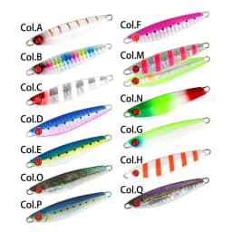 FSTK Jigging Lures Off Shore Fishing Lure 20G 30G 40G Slow Metal Jig Artificial Bait Casting Jigging Spoon Fishing Tackle