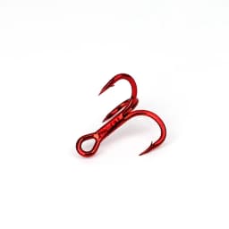 OUTKIT 10pcs 4x Strong Super Sharp Round Treble Hook Antirust High Carbon Steel 2 4 6 8# Sea Treble Hooks Fishing Tackle