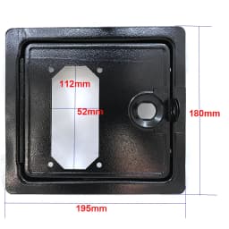Coin Door Up / Down Door Swing Machine Coin Acceptor Entertainment Operated Arcade Iron Cash Box Gate DIY Parts Slightly Flawed