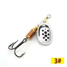 FTK 3.9g-15g Metal Spiner Bait Fishing Lure Spinner Fishing Spoon Lure Spinnerbait Hard Artificial Bait Pike Tackle