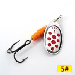 FTK 3.9g-15g Metal Spiner Bait Fishing Lure Spinner Fishing Spoon Lure Spinnerbait Hard Artificial Bait Pike Tackle