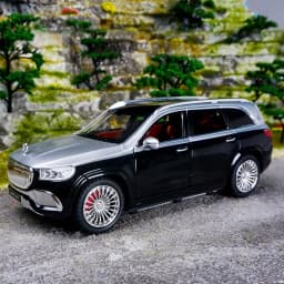 1/24 Maybach GLS-Class GLS600 SUV Alloy Car Model Diecasts Metal Toy Luxy Car Model Collection Sound Light Simulation Kids Gifts
