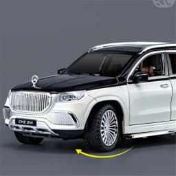1/24 Maybach GLS-Class GLS600 SUV Alloy Car Model Diecasts Metal Toy Luxy Car Model Collection Sound Light Simulation Kids Gifts