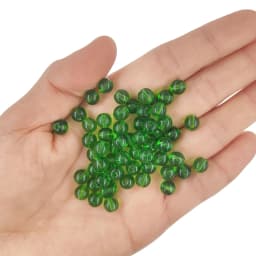 50-pieces Fishing Beads Stopper Round Brass Tackle Glass Beads 8mm 6mm Bait Rigs Accessories Carp Fishing Gear