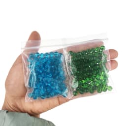 50-pieces Fishing Beads Stopper Round Brass Tackle Glass Beads 8mm 6mm Bait Rigs Accessories Carp Fishing Gear