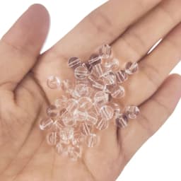 50-pieces Fishing Beads Stopper Round Brass Tackle Glass Beads 8mm 6mm Bait Rigs Accessories Carp Fishing Gear