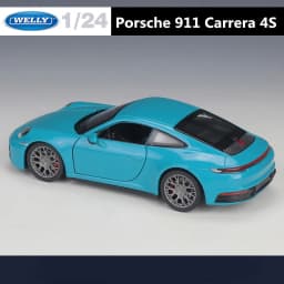 Welly 1:24 Porsche 911 Carrera 4S Coupe Alloy Sports Car Model Diecasts Metal Toy Vehicles Car Model Simulation Childrens Gifts
