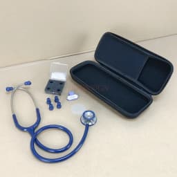 Nurse stetoscope with box Stainless steel stethoscope double-sided doctor home professional multi-function fetal heart