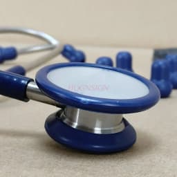 Nurse stetoscope with box Stainless steel stethoscope double-sided doctor home professional multi-function fetal heart