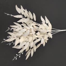 55cm Artificial White Flower Plant Wedding Bouquet Decoration Silk Flower Home Vase Decor Willow Leaf Green Grass Fake Flowers