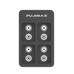 Smart Battery Charger USB Independent Slot Adapter 4 Slots 9V 6F22 For Ni-MH/Ni-Cd/Li-ion Lithium Rechargeable Batteries