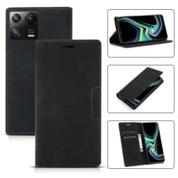 Wallet With Card Slot Magnetic Flip Leather Case For Xiaomi 13 Lite 12T Mi 11 Lite 10T 9T Poco M6 Pro X5 F5 M5s X3 NFC Cover