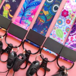 Beautiful Cartoon Styles Lanyard for Key Neck Strap Card ID Badge Holder Key Chain Key Holder Accessories