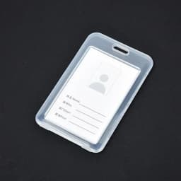 Women Men Transparent Card Cover Sleeves Unisex Work ID Clear Card Holder Protector Cover Badge Student Card Case Bag Pouch