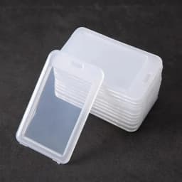 Women Men Transparent Card Cover Sleeves Unisex Work ID Clear Card Holder Protector Cover Badge Student Card Case Bag Pouch