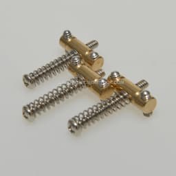 3pcs Guitar Bridge Saddles In-Tune Goto Compensated Guitar Bridge Saddles Brass Material For Tele guitar Replacement