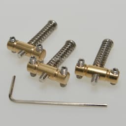 3pcs Guitar Bridge Saddles In-Tune Goto Compensated Guitar Bridge Saddles Brass Material For Tele guitar Replacement