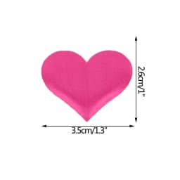 100/200Pcs Artificial Love Heart Petals Valentine's Day Wedding Party Confetti Petals Sponge Satin Fabric Table Bed Decorations