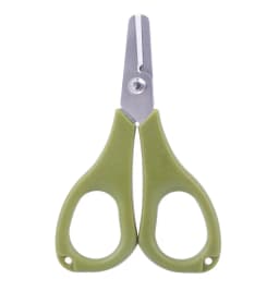 Booms Fishing S01 Braid Line Scissor Fishing Line Scissors with Retractable Badge Holder Carabiner Tackle Boxes Accessorie