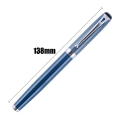 1+4Pcs/Set Metal Ballpoint Pen With Refills For School Office Business BallPen Black Blue Refill Ink Stationery Supplies