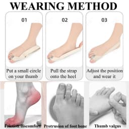 Silicone Toe Separator Hallux Valgus Bunion Corrector Tension Strap Orthotics Feet Bone Thumb Adjuster Valgus Correction Gel Pad