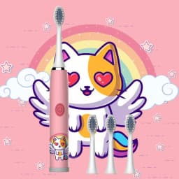 Kids Sonic Electric Toothbrush Rechargeable Smart Timer Colorful Cartoon Teeth Whitening Portable USB Charging Tooth Brush