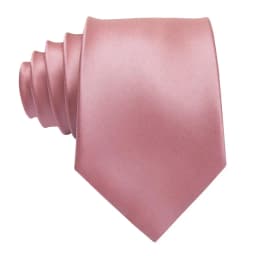 Dusty Pink Solid 2023 New Elegant Mens Ties Hanky Cufflinks Silk Neckties For Men Wedding Party Business Fashion Brand Hi-Tie
