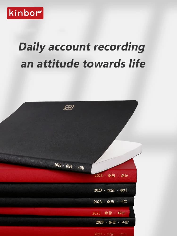 Kinbor Planner 2023 A6 A5 Notebooks Weekly Time Plan Daily Agenda español Record NoteBook Work Notes ежедневник Office School