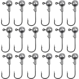50pcs/set Crappie Jig Heads Fishing Hooks 1g 2g 3.5g Crank Jig Head Fishing Hook Lures Bait Soft Worm Fishhook Accessories For F