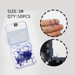 ZYZHE Fishing Hooks 12 Sizes High Carbon Steel Sharp Offset Hook Point Universal Circle Saltwater Freshwater CHINU Hooks