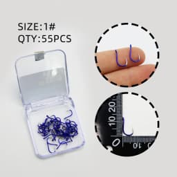 ZYZHE Fishing Hooks 12 Sizes High Carbon Steel Sharp Offset Hook Point Universal Circle Saltwater Freshwater CHINU Hooks