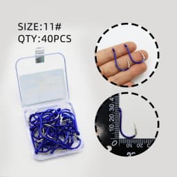 ZYZHE Fishing Hooks 12 Sizes High Carbon Steel Sharp Offset Hook Point Universal Circle Saltwater Freshwater CHINU Hooks