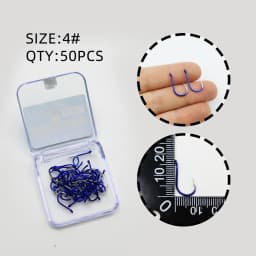 ZYZHE Fishing Hooks 12 Sizes High Carbon Steel Sharp Offset Hook Point Universal Circle Saltwater Freshwater CHINU Hooks