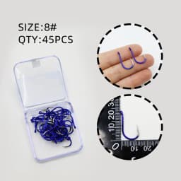 ZYZHE Fishing Hooks 12 Sizes High Carbon Steel Sharp Offset Hook Point Universal Circle Saltwater Freshwater CHINU Hooks