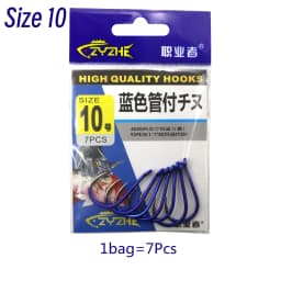 ZYZHE Fishing Hooks 12 Sizes High Carbon Steel Sharp Offset Hook Point Universal Circle Saltwater Freshwater CHINU Hooks