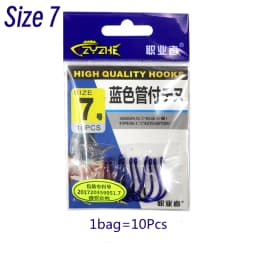 ZYZHE Fishing Hooks 12 Sizes High Carbon Steel Sharp Offset Hook Point Universal Circle Saltwater Freshwater CHINU Hooks