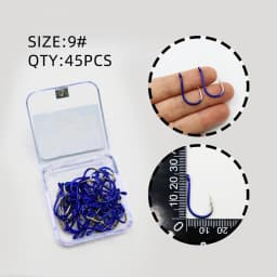 ZYZHE Fishing Hooks 12 Sizes High Carbon Steel Sharp Offset Hook Point Universal Circle Saltwater Freshwater CHINU Hooks