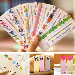 Korean Stationery Cartoon Animal Cute Sit N Times Paste Personality Mini Note Post Sticky Notes Cute Stationary Supplies