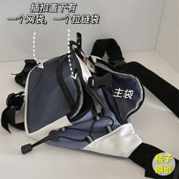 Japanese Crossbody Bag Male Korean Unisex Girl Student Chest Bag Hong Kong Style Retro Waist Bag