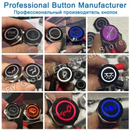 16/19/22MM Custom Metal Push Button Switch for Car Boat Luminous Waterproof Latching Momentary Laser Motorcycle Horn 12V 220V 5V