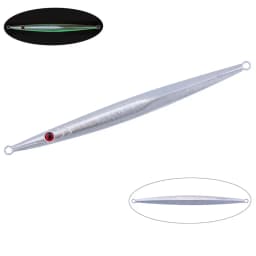 1pcs Iron Plate Jig Sea Fishing Long Strip Quick-Drawing Iron Plate Fish Fast Sinking And Slow Shaking Luminous Iron Plate 100g