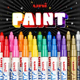 Uni Paint Marker Pen ,PX-20/21 Colorful Permanent Graffiti Paint Pen Waterproof White rotuladores Tire Wedding Signature Stylo