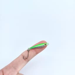 DUODUOYU 1PCS Mini Jig Fishing Lures 3.5g/6g Hard Artificial Bionics Bait small fish Single Hook jig Stream Trout baits pesca
