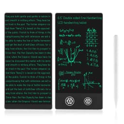 6.5-inch Double-sided Handwriting Full Screen Fine LCD Writing Tablet Liquid Crystal Drawing Board Meeting Content Sketch Pad